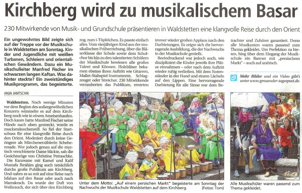  Pressebericht, Gmünder Tagespost, 27.06.2016 